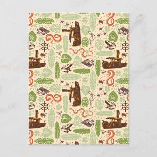 Carte Postale Motif Jungle Cruise (Devant)