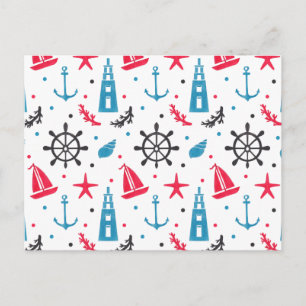 Carte Postale Motif marin