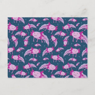 Carte Postale Motif mexicain de poisson de marche