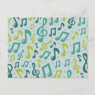 Carte Postale Motif musical