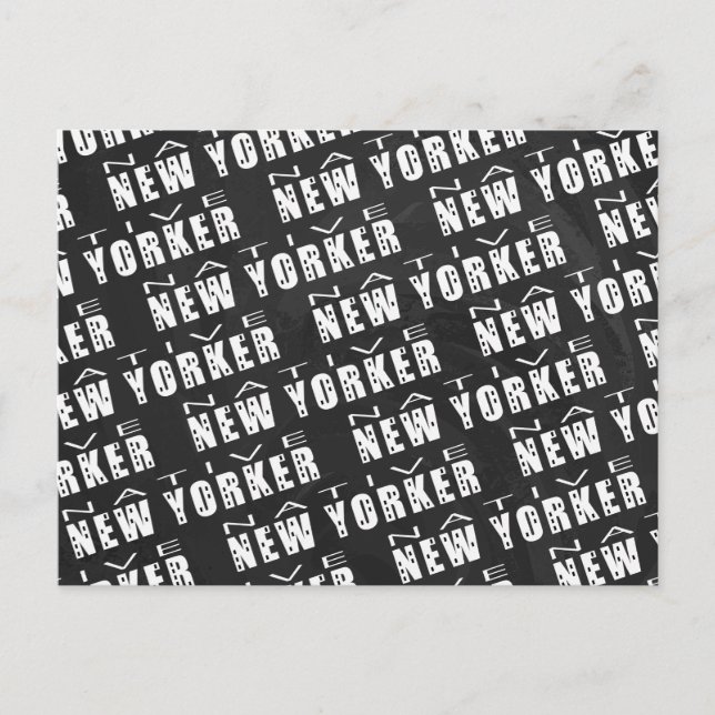 Carte Postale Motif natif du New Yorker (Devant)