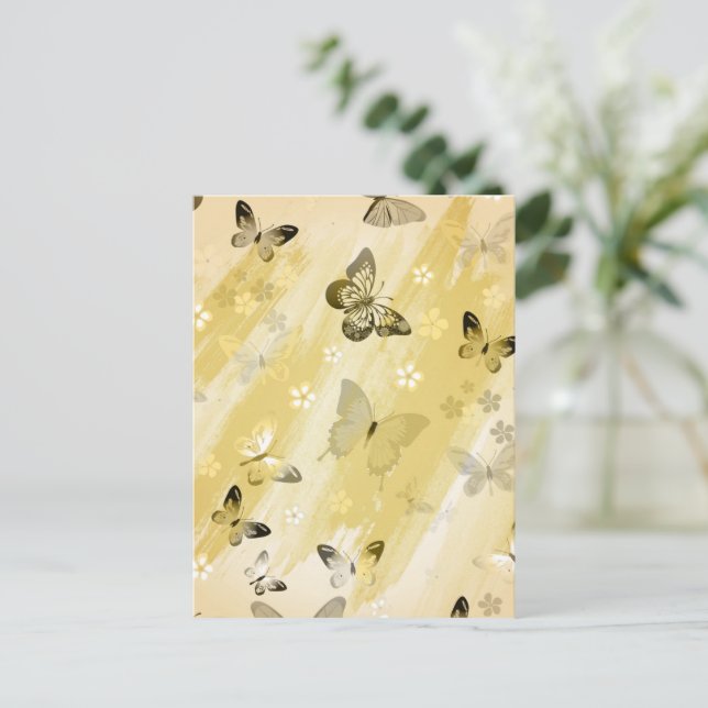 Carte Postale Motif papillon 10 (Debout devant)