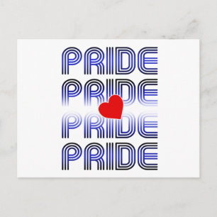 Carte Postale Motif Rétro Cœur en Cuir