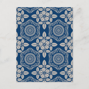 Carte Postale motif vintage Abstrait