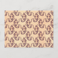 Motif vintage de sirène