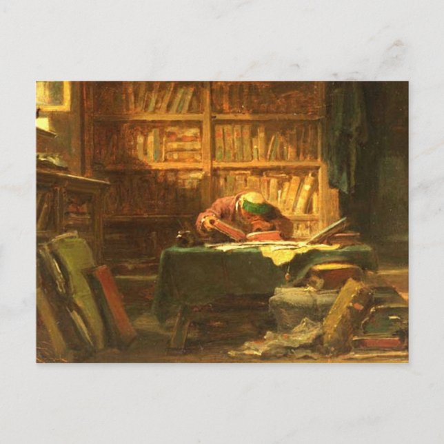 Carte Postale Motif vintage - Étude (Devant)