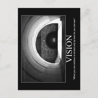 Carte postale motivante - VISION