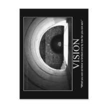 Carte postale motivante - VISION