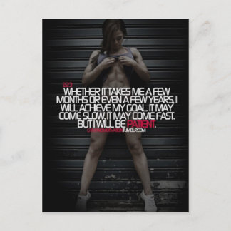 Carte Postale Motivation à son meilleur