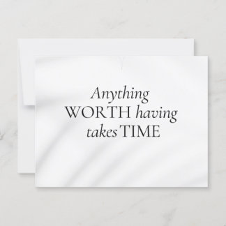 Carte Postale Motivation Abstraite Citation élégante tons doux A