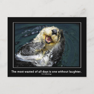 Carte Postale Motivation de la loutre de mer