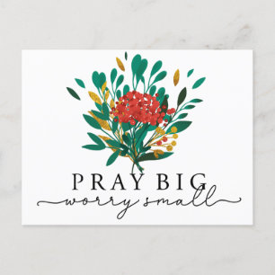 Carte postale Motivation de la prière florale de N