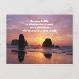 Carte Postale Motivation du succès