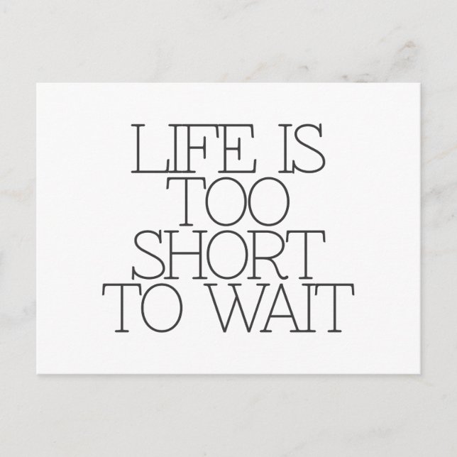 Carte Postale Motivation, inspiration, mots de la sagesse. (Devant)