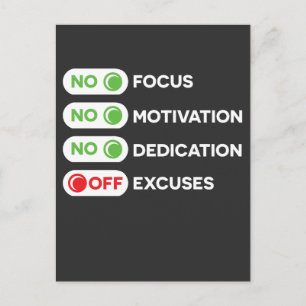 Carte Postale Motivation Motivation Motivation Dédication Excuse