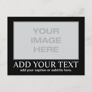 Carte Postale Motivation personnalisée / démotivation