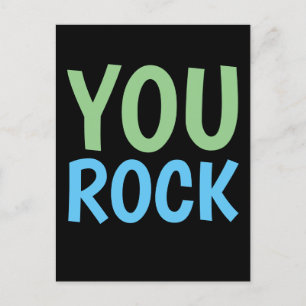 CARTE POSTALE MOTIVATION VOUS ÊTES ROCK