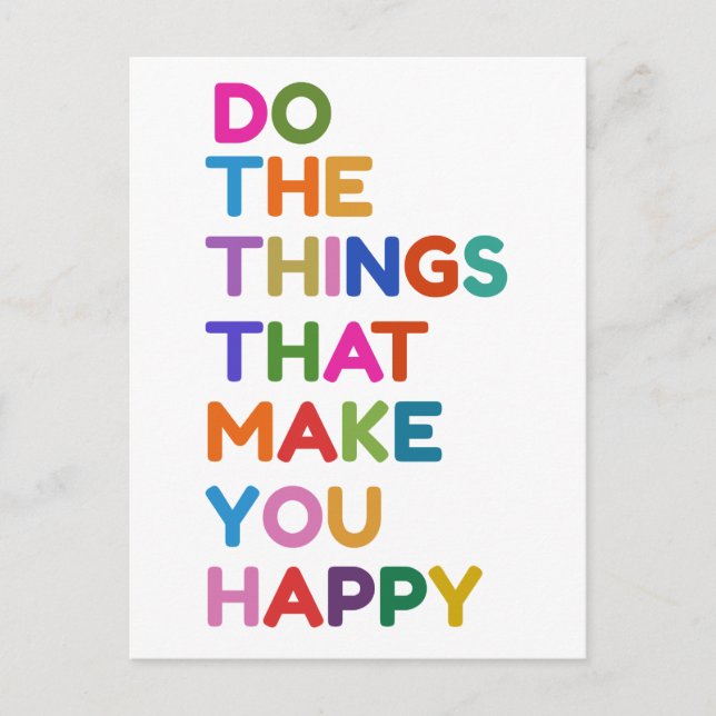 Carte Postale motivational (Devant)