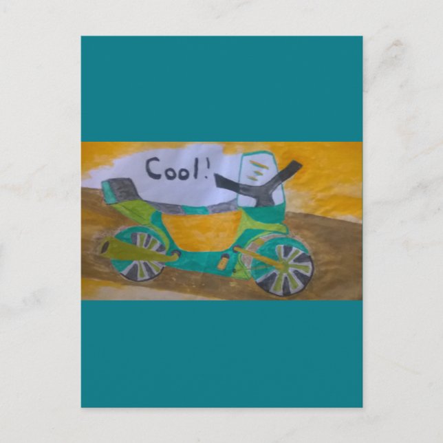 Carte Postale moto (Devant)