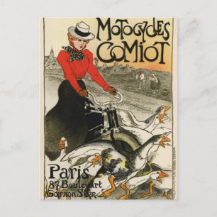 Carte Postale Moto Comiot