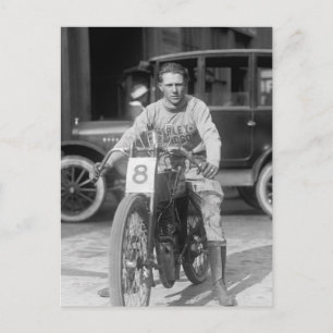 Carte Postale Moto de course des années 1920