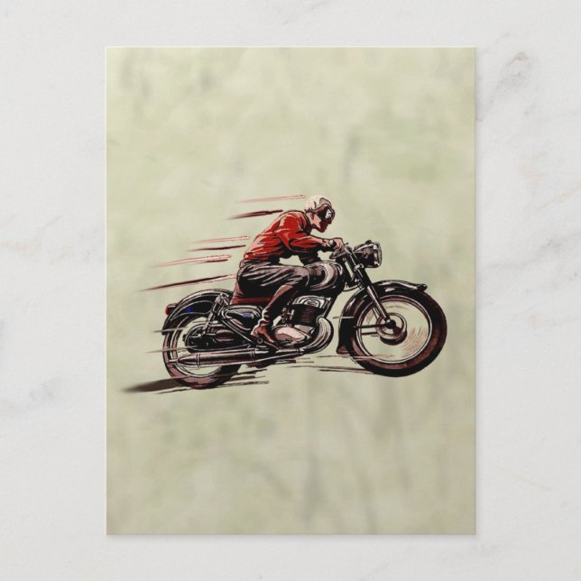 CARTE POSTALE MOTO DE EMBALLAGE CLASSIQUE (Devant)