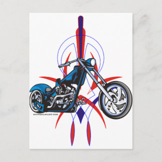 Carte Postale Moto de filet