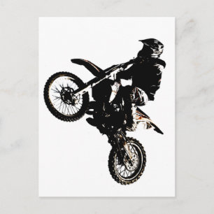 Carte Postale Motocross