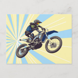 Carte Postale Motocross