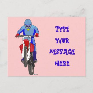 Carte Postale Motocross 100
