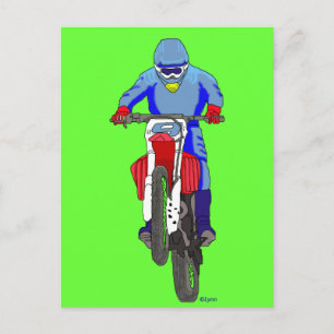 Carte Postale Motocross 100