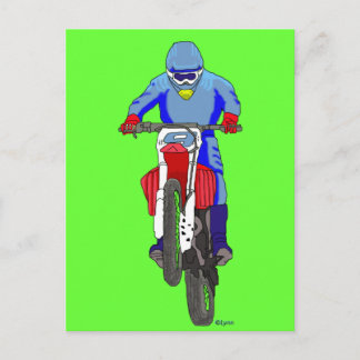 Carte Postale Motocross 100