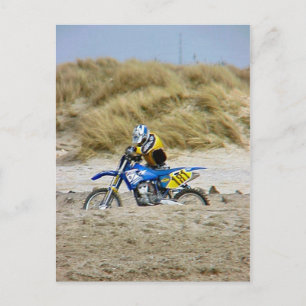 Carte Postale Motocross 2, Dunkerque, France, années 1990