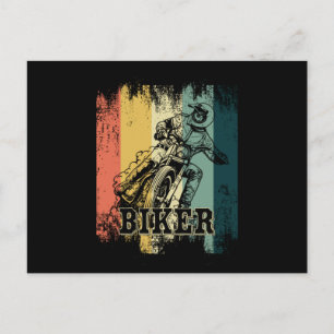 Carte Postale Motocross Riders Racers Motorcycle Cadeau Retro Vi