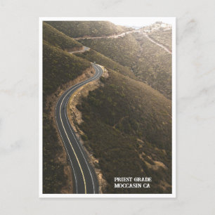 Carte Postale Motocyclettes en grade prêtre, Moccasin CA