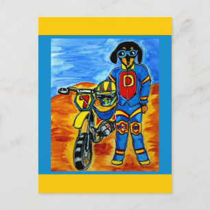 Carte Postale Motocycliste Joanne