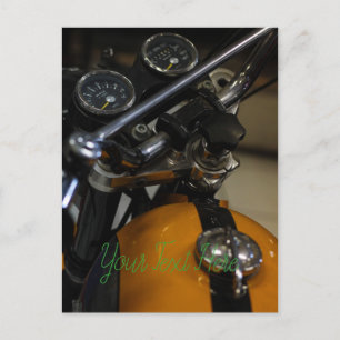 Carte Postale Motorbike Motorcycle Biker Riker