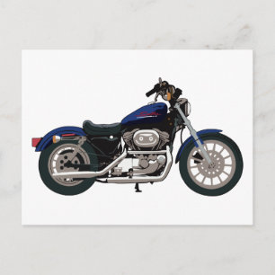 Carte Postale Motorcycle