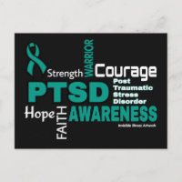 Mots...Carte postale PTSD