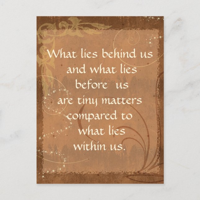 Carte Postale Mots de sagesse (Devant)