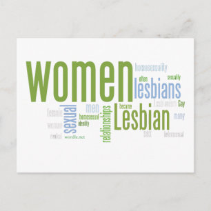 Carte Postale Mots lesbiennes