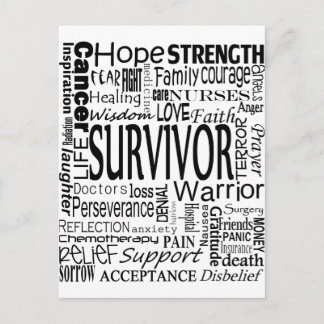 Carte Postale MotsCancer