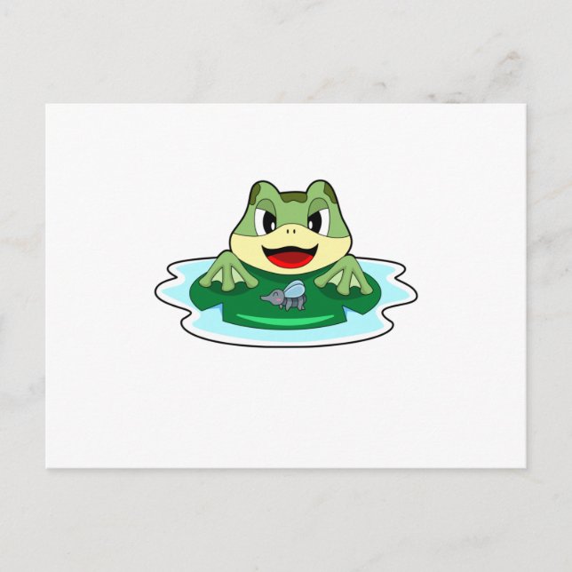 Carte Postale Mouche grenouille (Devant)