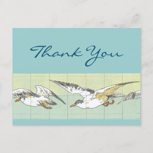 Carte Postale Mouette de l'océan Carrelage Art Merci modifiable