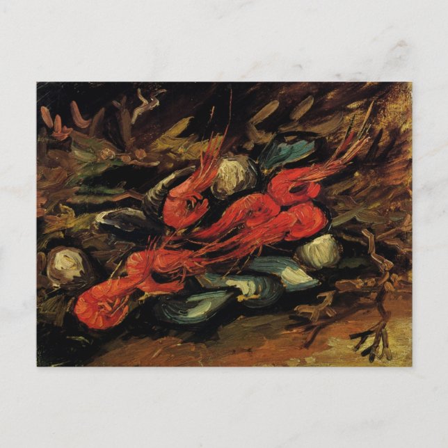 Carte Postale Moules et crevettes par Vincent van Gogh (Devant)