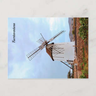 Carte Postale Moulin à vin à Fuerteventura.