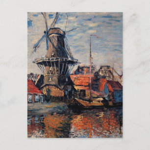 Carte Postale Moulin à vin sur le canal Onbekende-Amsterdam