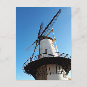 Carte Postale Moulin aux Pays-Bas à Willemstad.