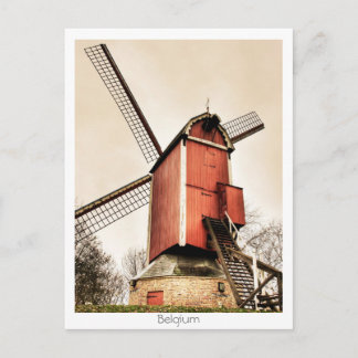 Carte Postale Moulins à vent belges