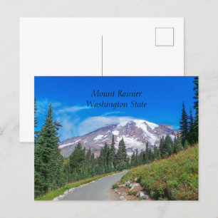 Carte Postale Mount Rainier, État de Washington